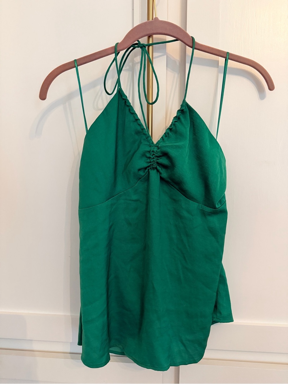 Banana Republic Emerald Green Halter Cami Top